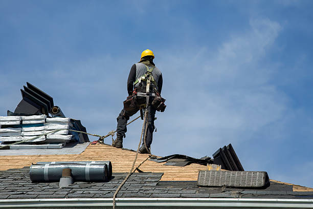 Professional Roofing technician working in Weare, NH